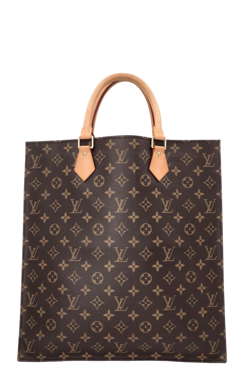 LOUIS VUITTON Sac Plat Tote Bag MNG Canvas