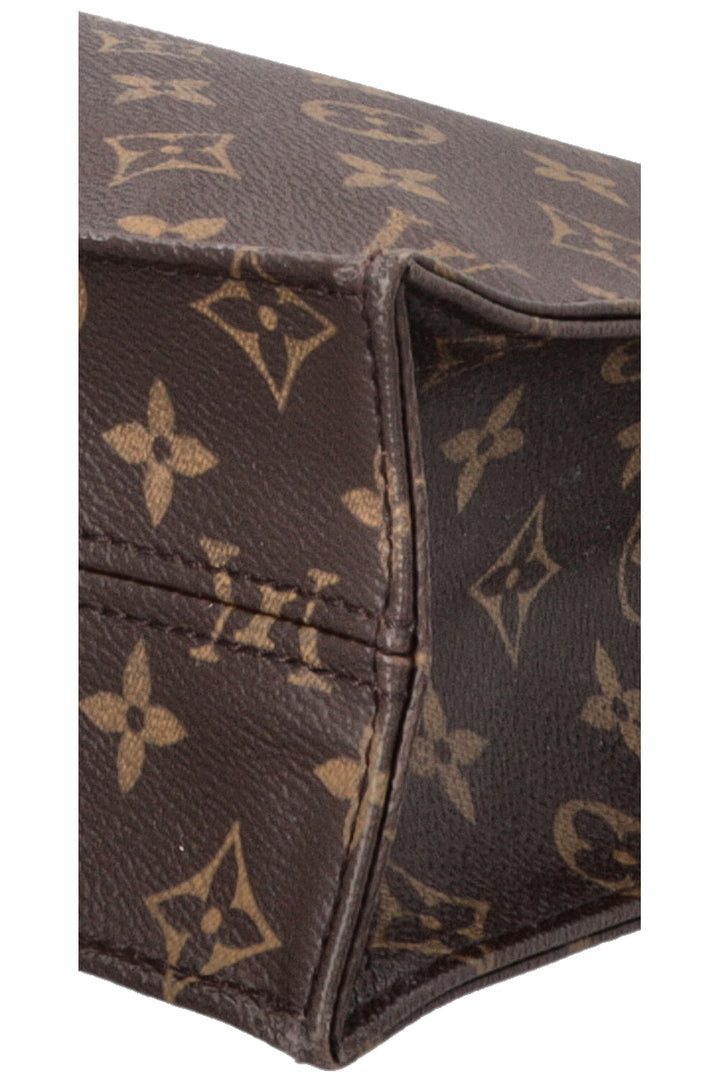 LOUIS VUITTON Sac Plat Tote Bag MNG Canvas