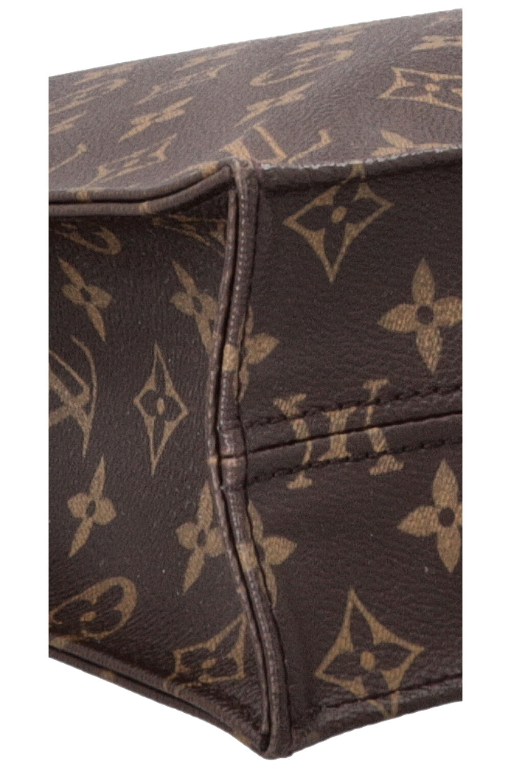 LOUIS VUITTON Sac Plat Tote Bag MNG Canvas