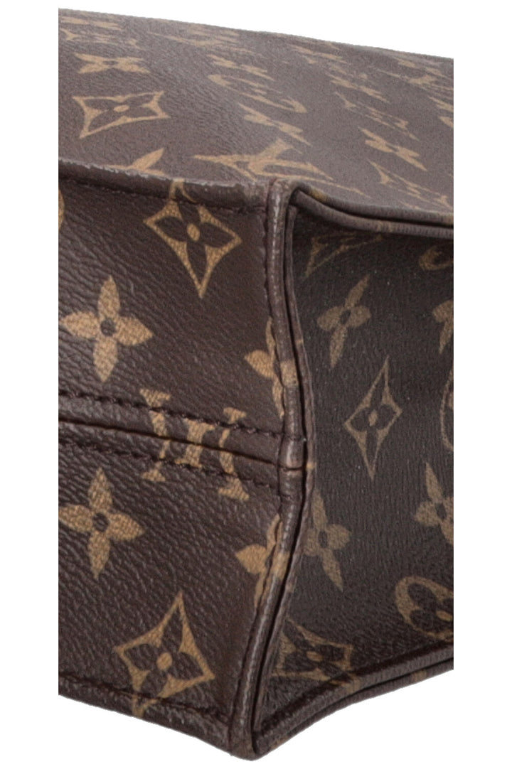 LOUIS VUITTON Sac Plat Tote Bag MNG Canvas