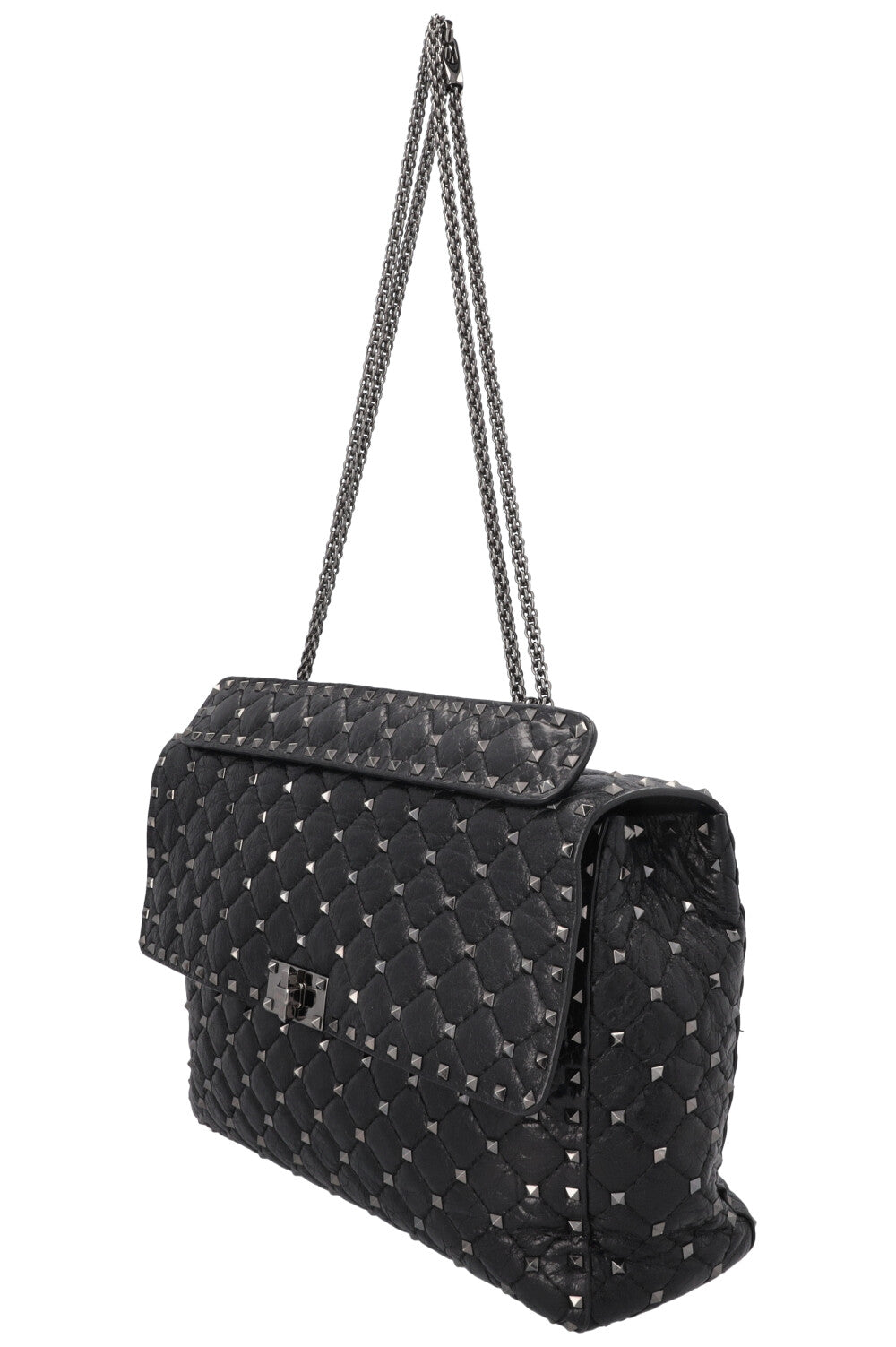 Sac à pointes VALENTINO grand format, noir