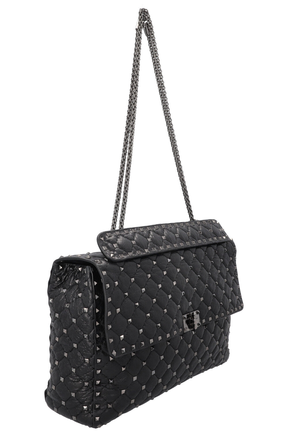 Sac à pointes VALENTINO grand format, noir