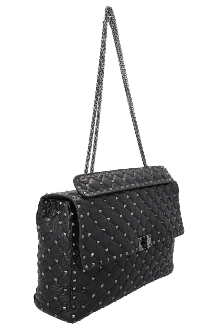 Sac à pointes VALENTINO grand format, noir