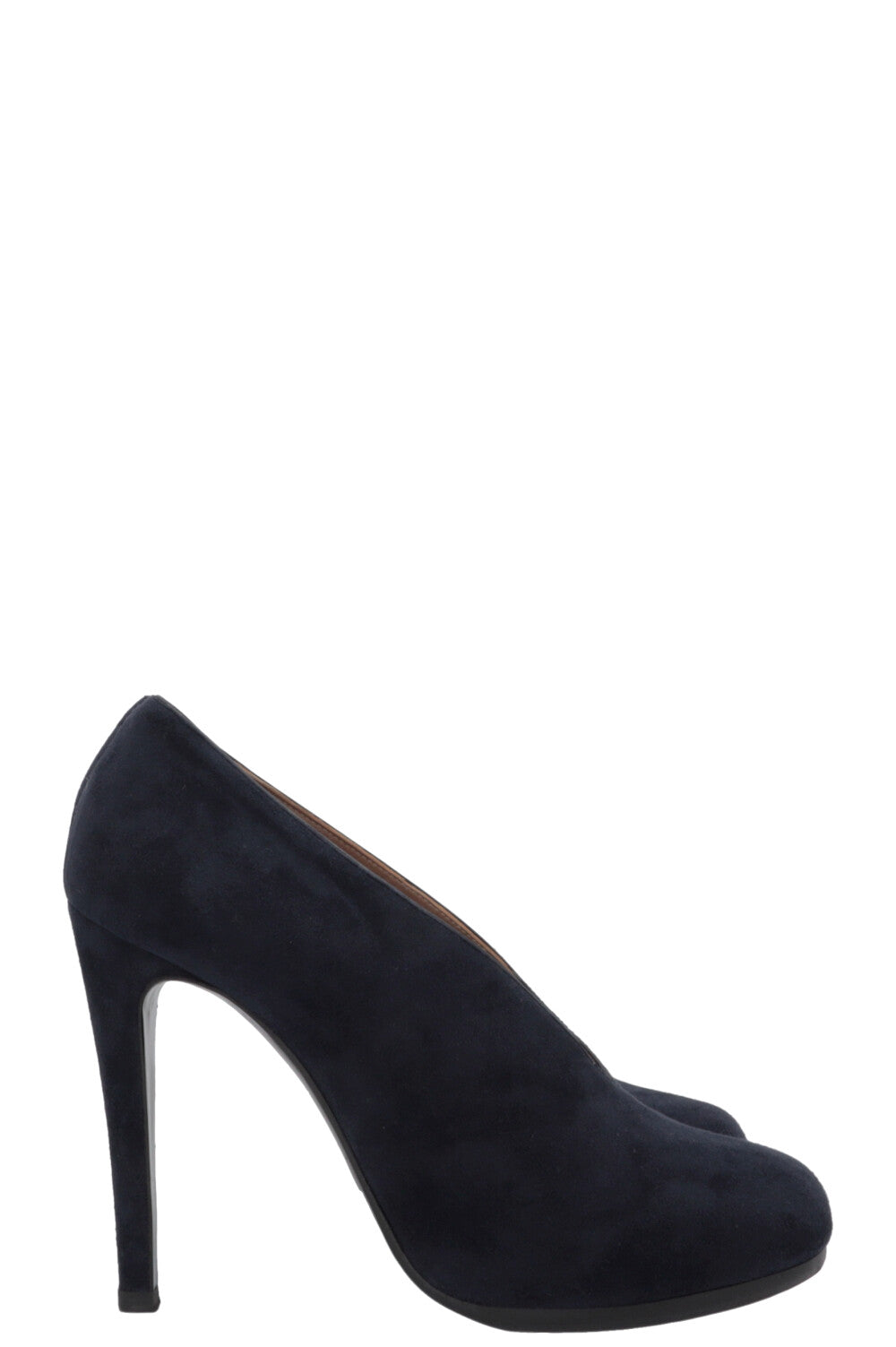 HERMÈS Florida Pumps Suede Navy