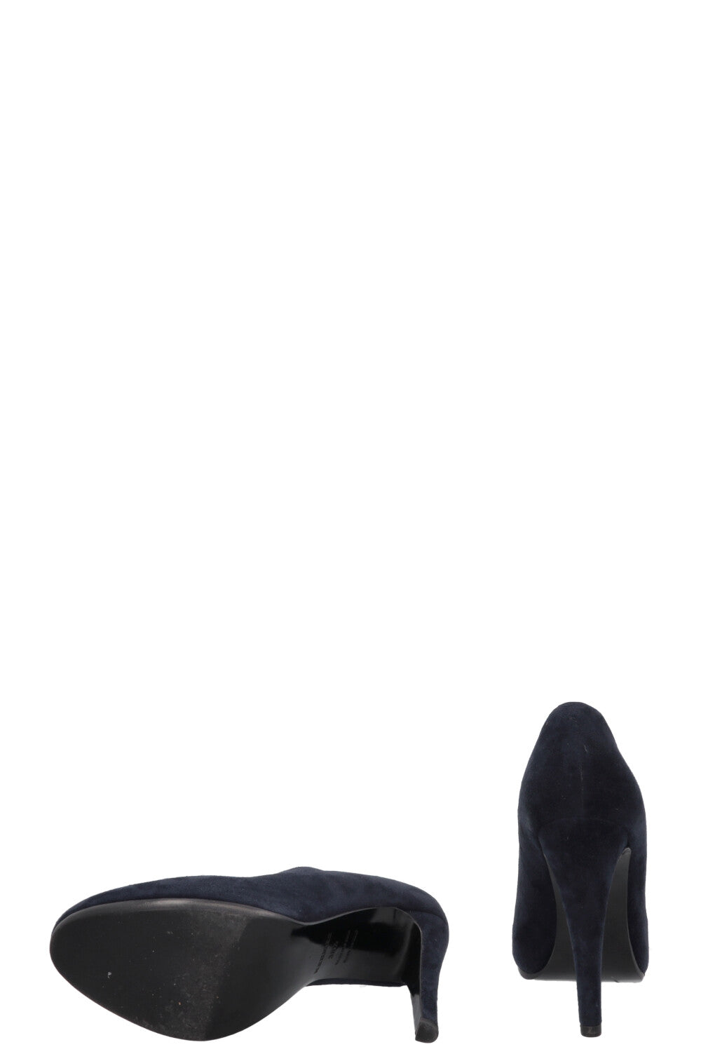 HERMÈS Florida Pumps Suede Navy