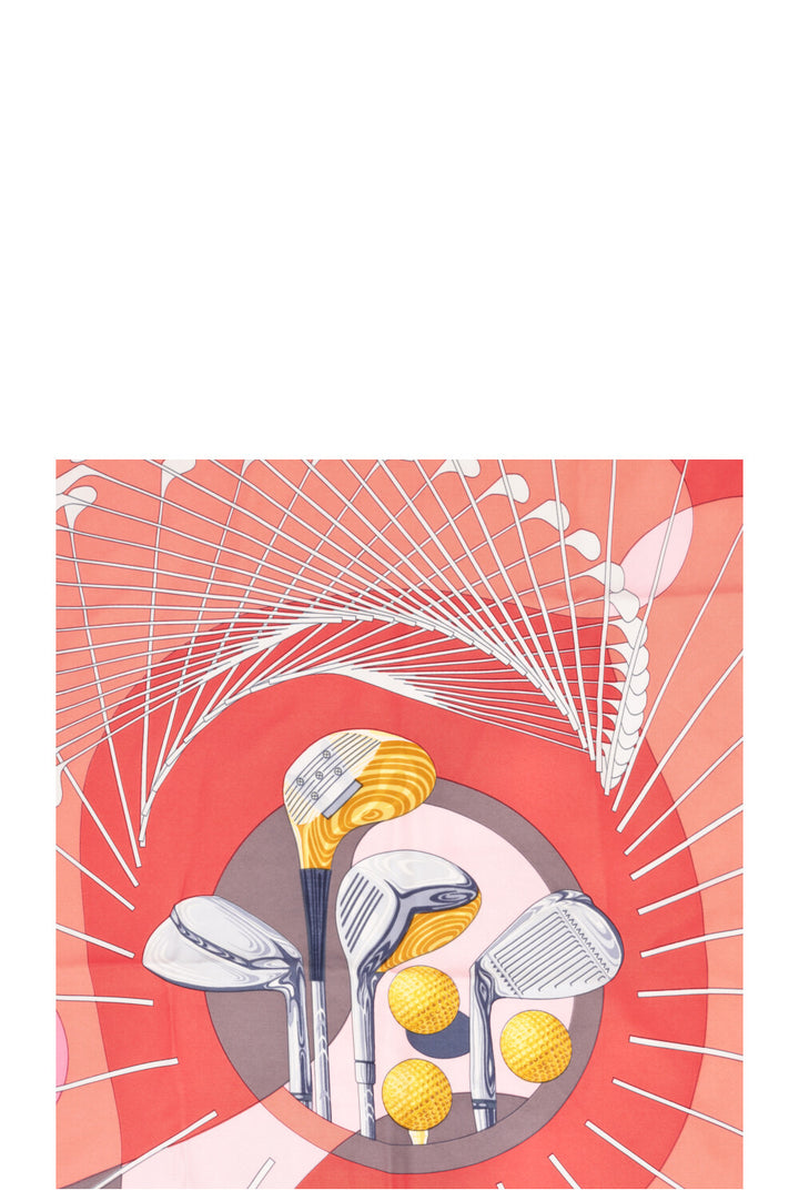 HERMÈS Swing Carré 90 Rose