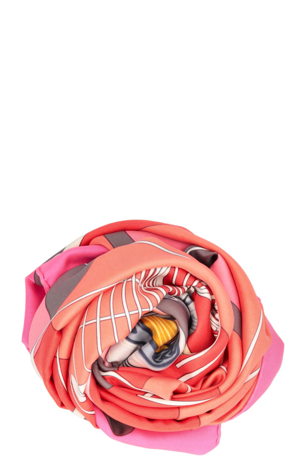 HERMÈS Swing Carré 90 Pink
