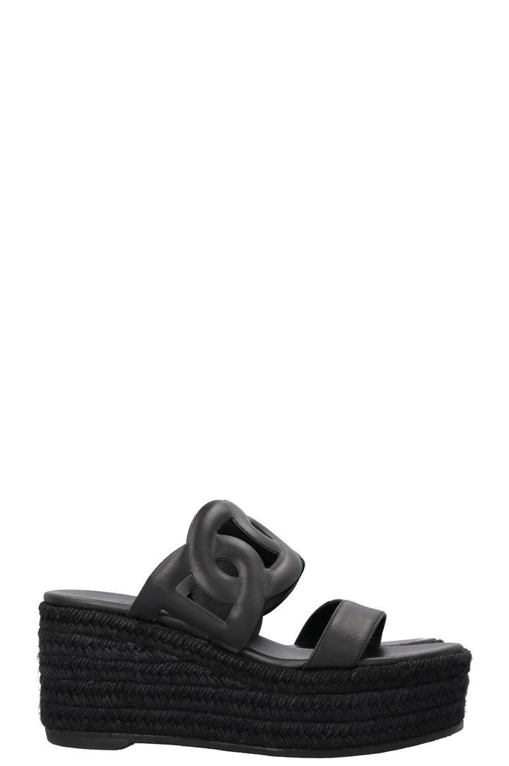 HERMÈS Ithea 30 Wedges Black