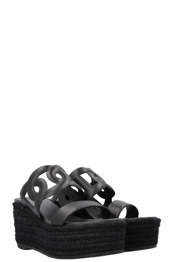 HERMÈS Ithea 30 Wedges Black