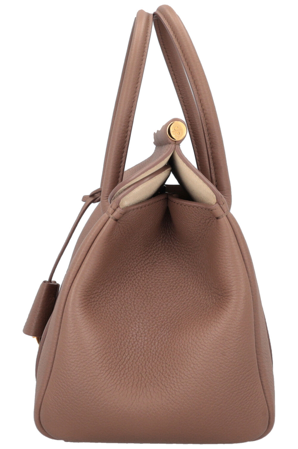 LORO PIANA Loom L25 Bag Leather Fossil