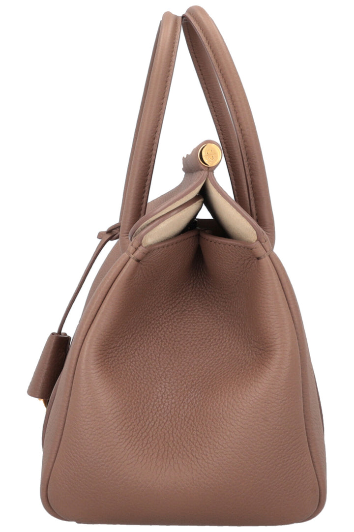 LORO PIANA Loom L25 Bag Leather Fossil