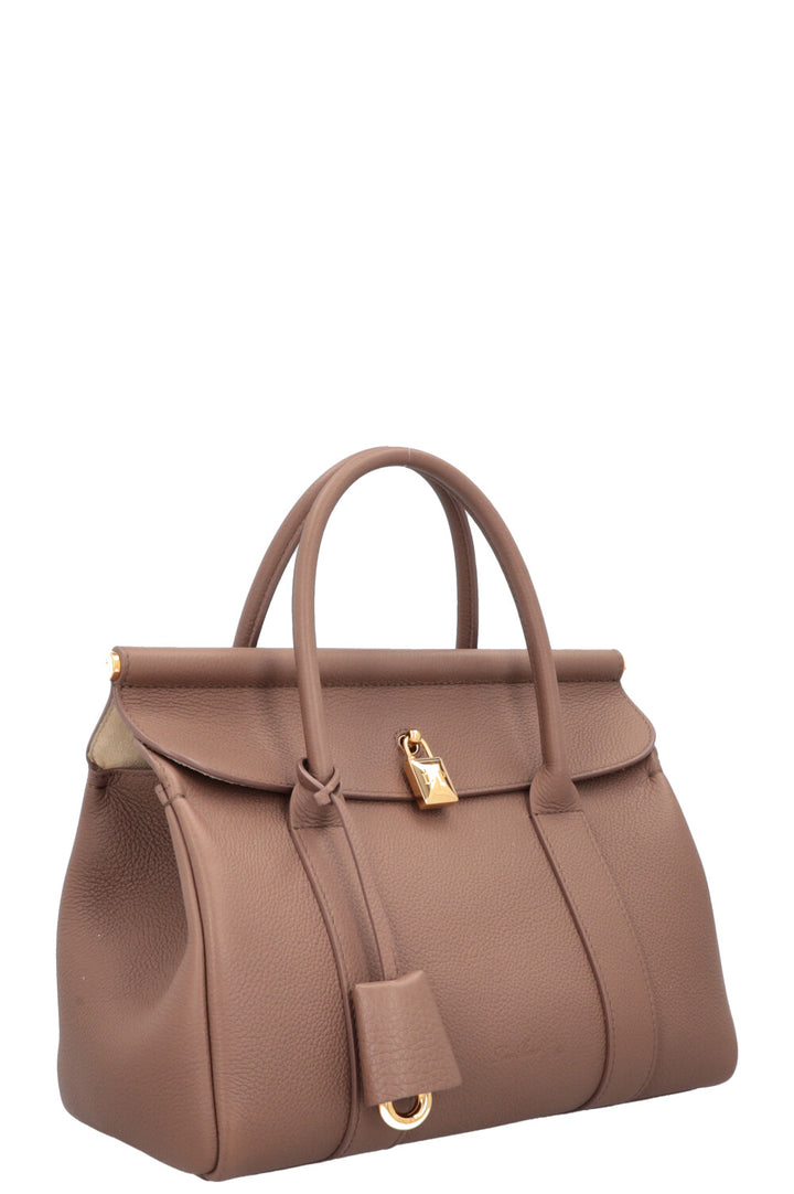 LORO PIANA Loom L25 Bag Leather Fossil