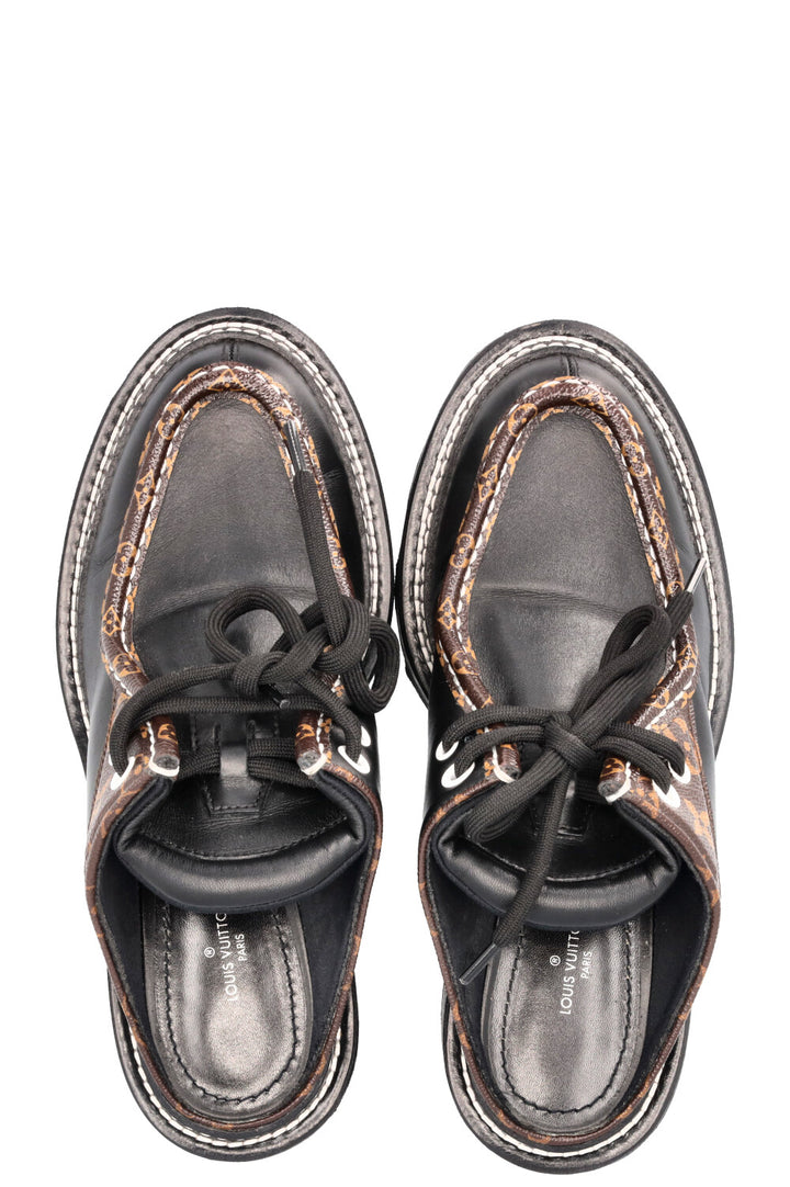 LOUIS VUITTON Mules Leather Black MNG