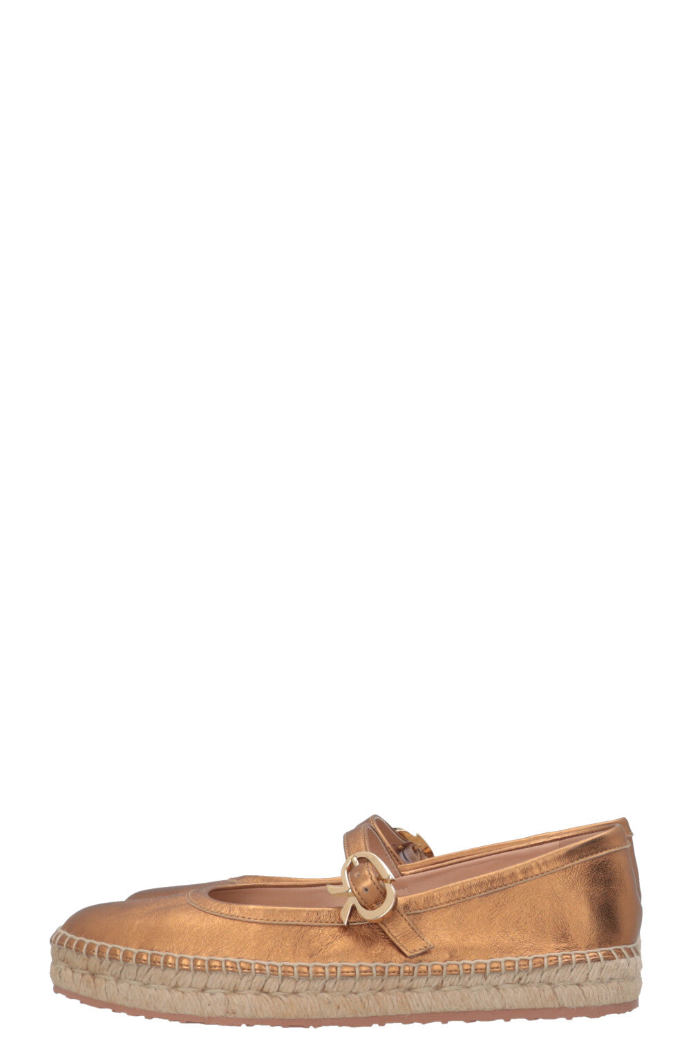 GIANVITO ROSSI Elda Espadrilles Gold