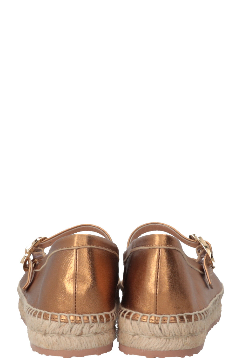GIANVITO ROSSI Elda Espadrilles Gold