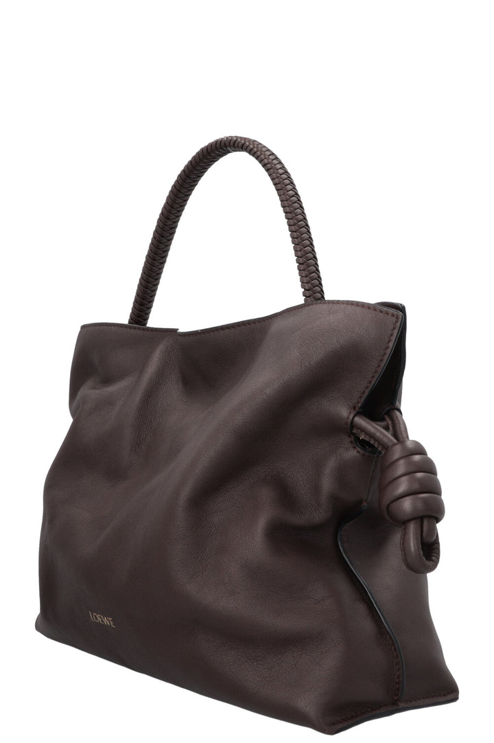 LOEWE Flamenco Drawstring Bag Chocolate