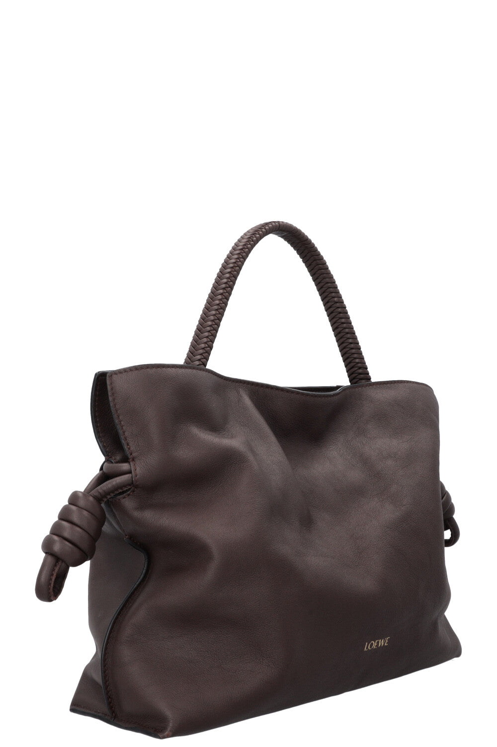 LOEWE Flamenco Drawstring Bag Chocolate