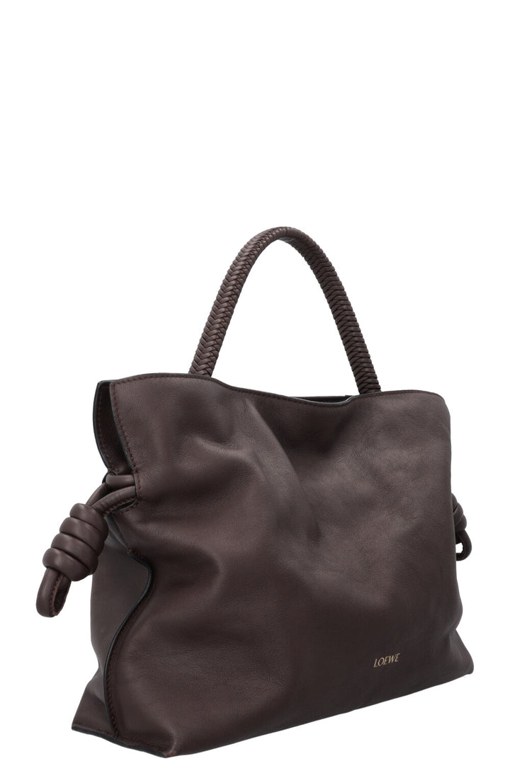 LOEWE Flamenco Drawstring Bag Chocolate