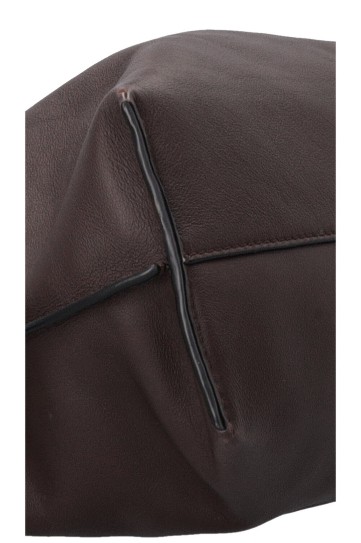 LOEWE Flamenco Drawstring Bag Chocolate