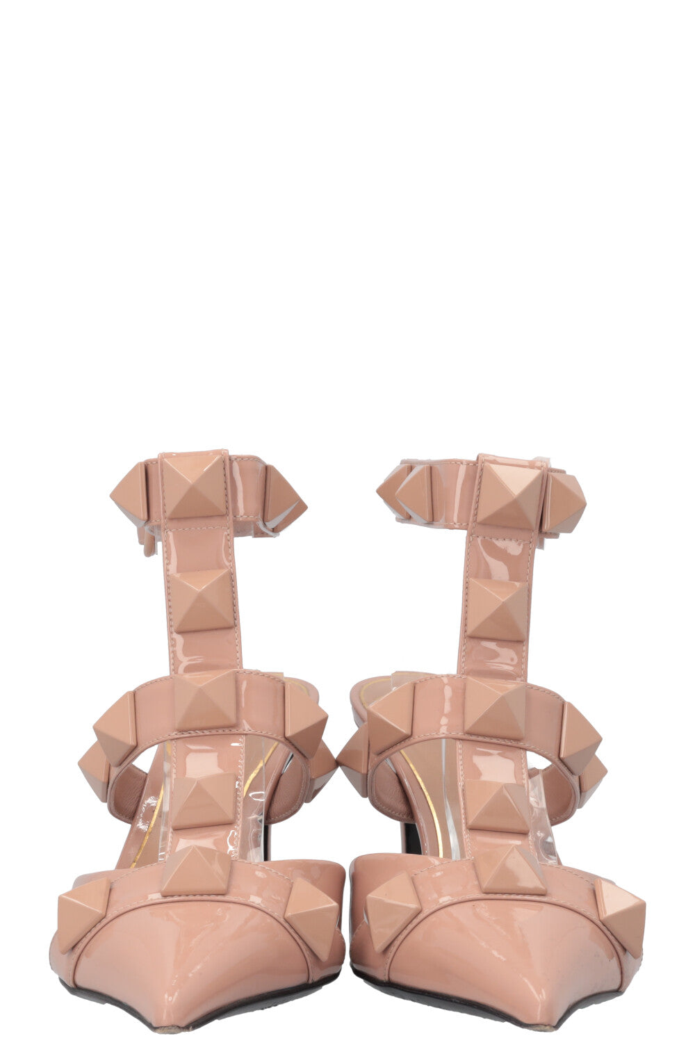 VALENTINO Escarpins Roman Studd Vernis Nude