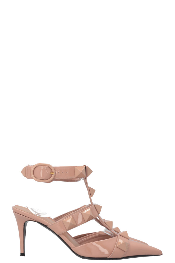 VALENTINO Escarpins Roman Studd Vernis Nude