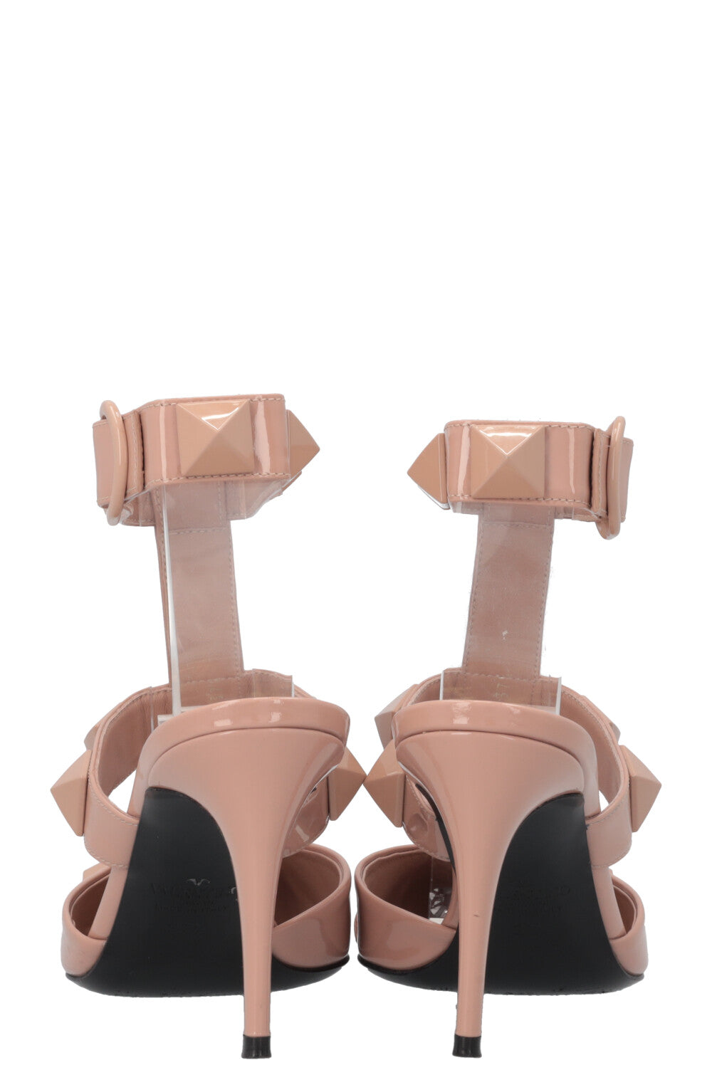 VALENTINO Escarpins Roman Studd Vernis Nude