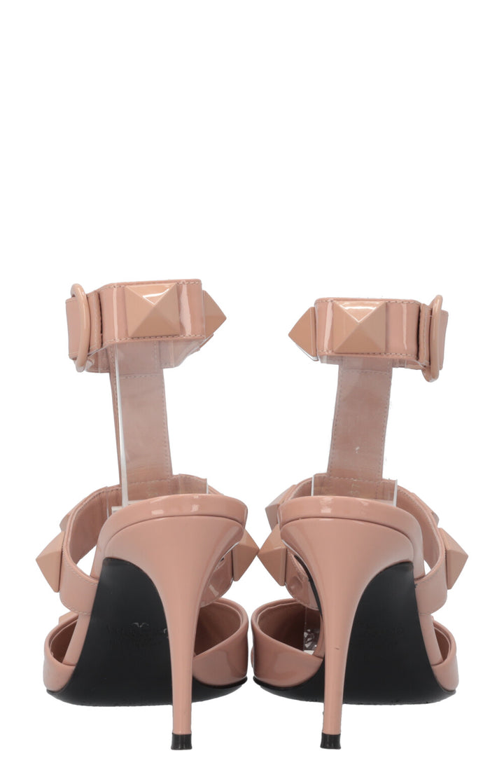 VALENTINO Escarpins Roman Studd Vernis Nude
