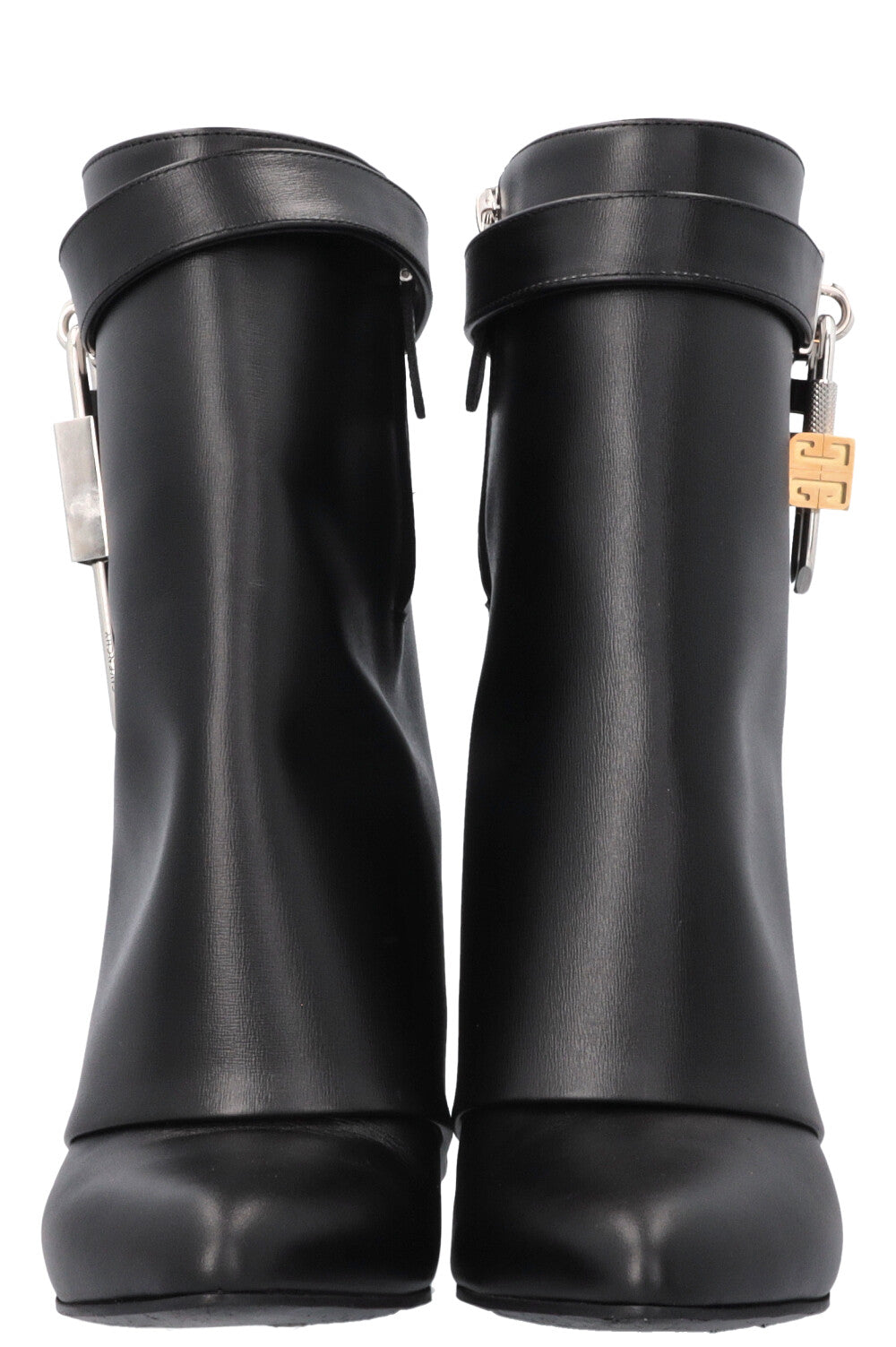 GIVENCHY Shark Lock Ankle Boots Leather Black – REAWAKE