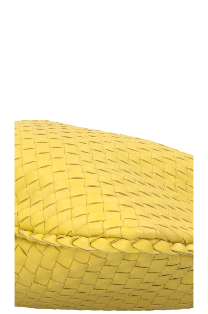 BOTTEGA VENETA Intrecciato Small Hobo Bag Yellow