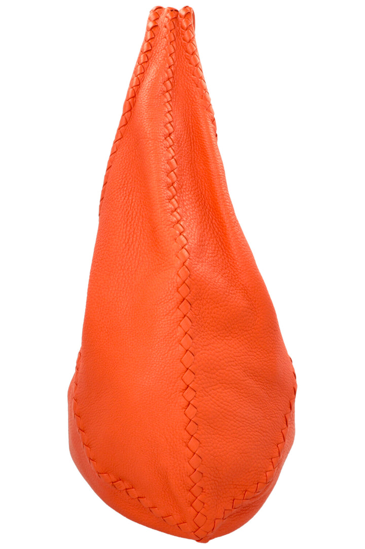 BOTTEGA VENETA Intrecciato Cervo Hobo Bag Orange