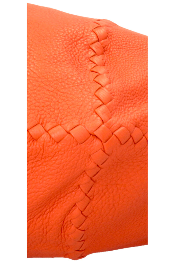 BOTTEGA VENETA Intrecciato Cervo Hobo Bag Orange