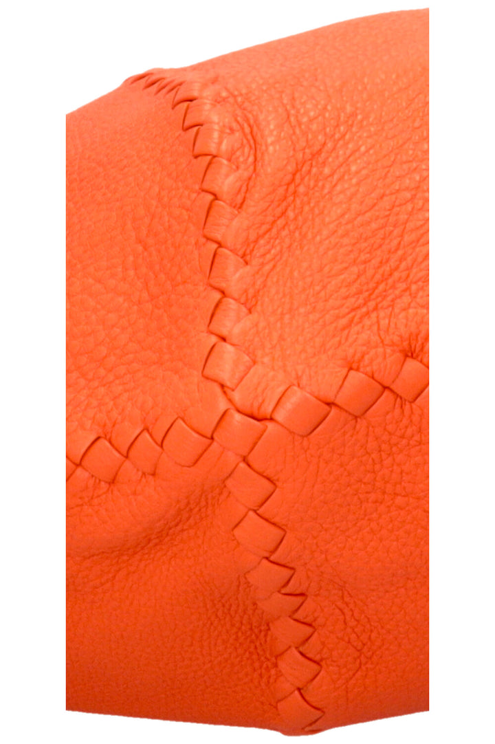 BOTTEGA VENETA Intrecciato Cervo Hobo Bag Orange