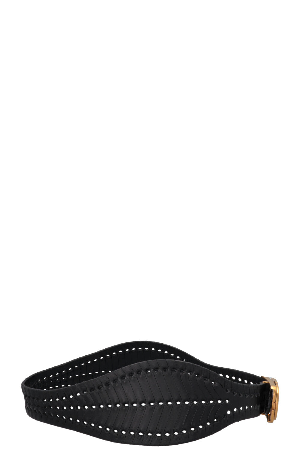 CHRISTIAN DIOR Braided 30 Montaigne Belt Leather Black