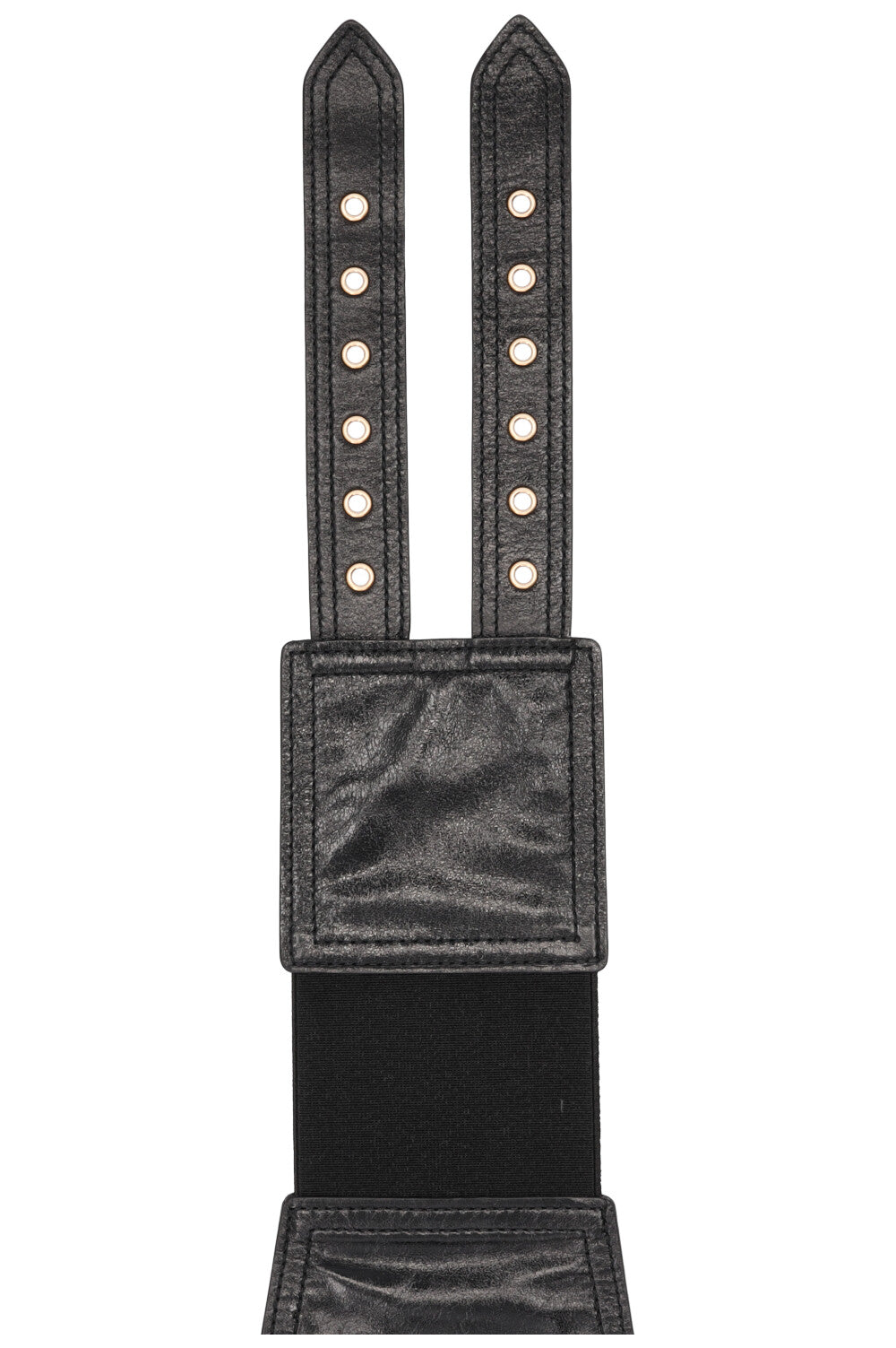 CHRISTIAN DIOR Saddle Waist Belt Black