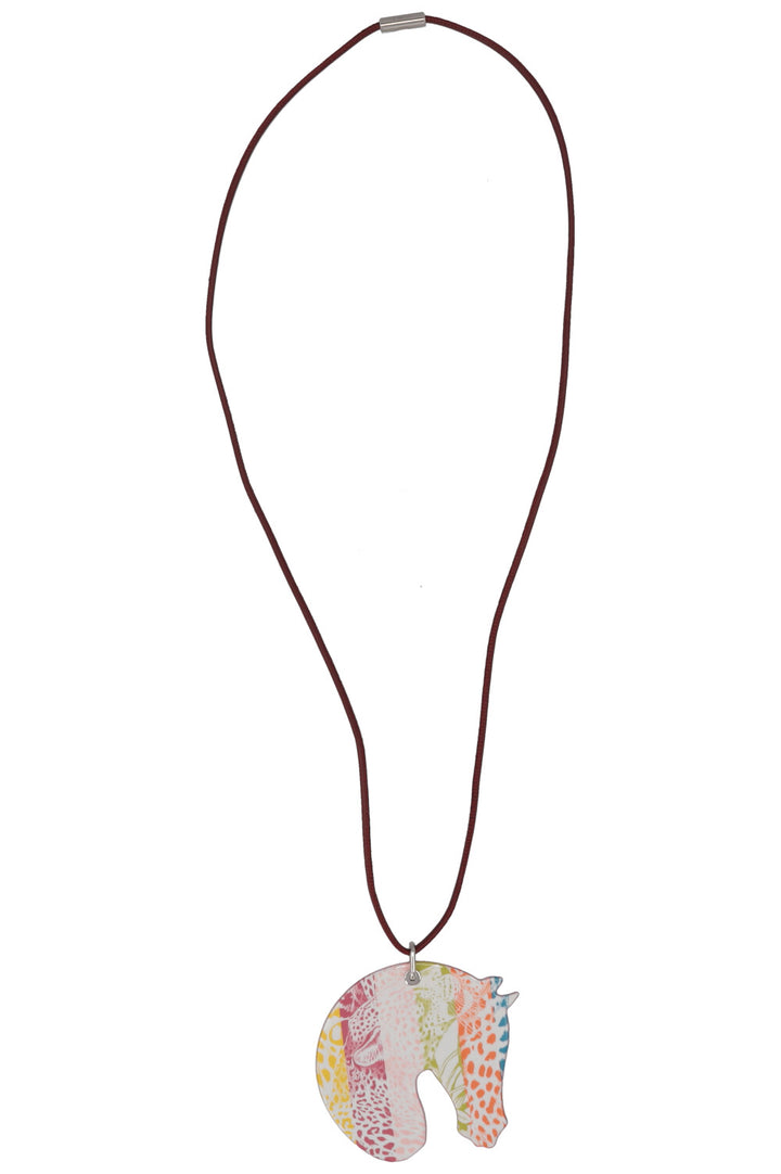HERMÈS Tattersall GM Necklace Enamel