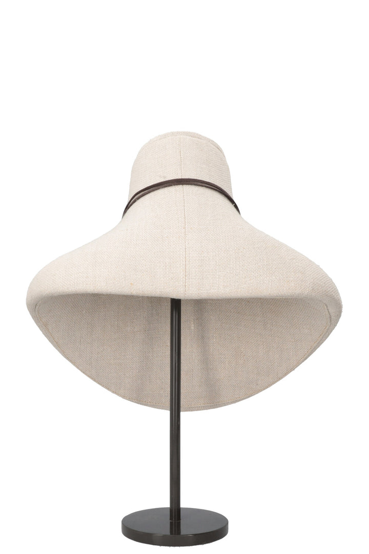 HERMÈS Tsuba Round Necklace Buffalo Horn Brown