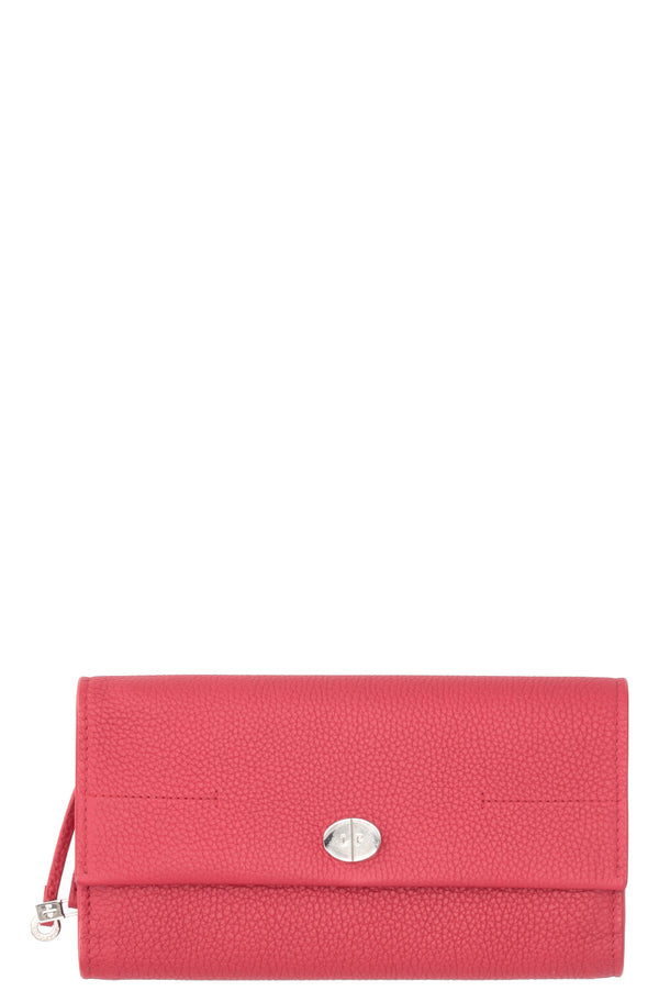 LORO PIANA Long Wallet Red