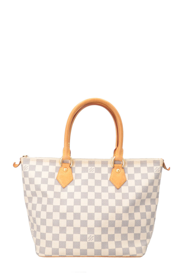 LOUIS VUITTON Saleya MM Tote Bag Damier Azur