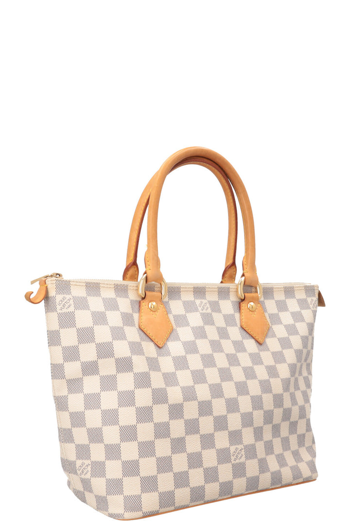 LOUIS VUITTON Saleya MM Tote Bag Damier Azur