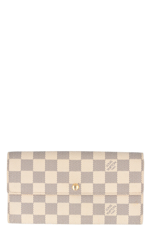 LOUIS VUITTON Sarah Wallet Damier Azur
