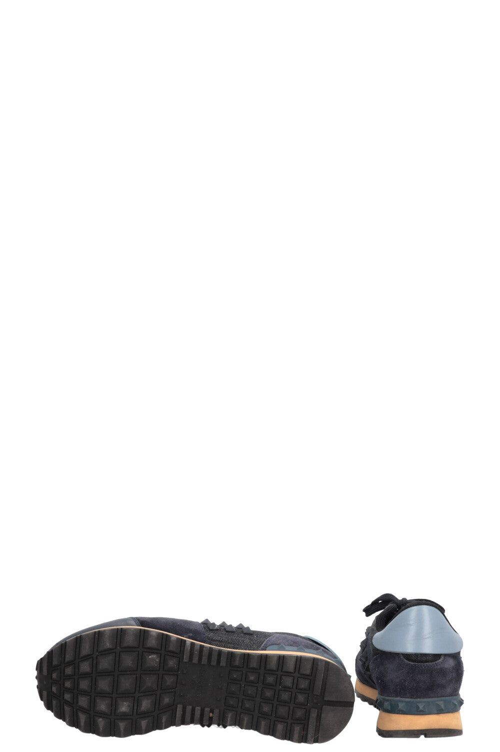 VALENTINO Rockstud Sneakers Denim Blue