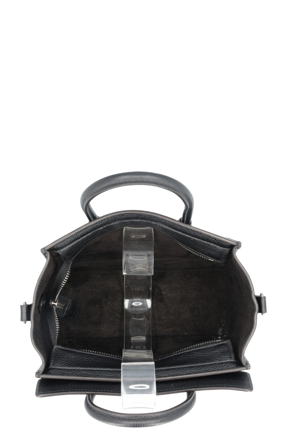 CELINE Nano Luggage Crossbody Bag Black
