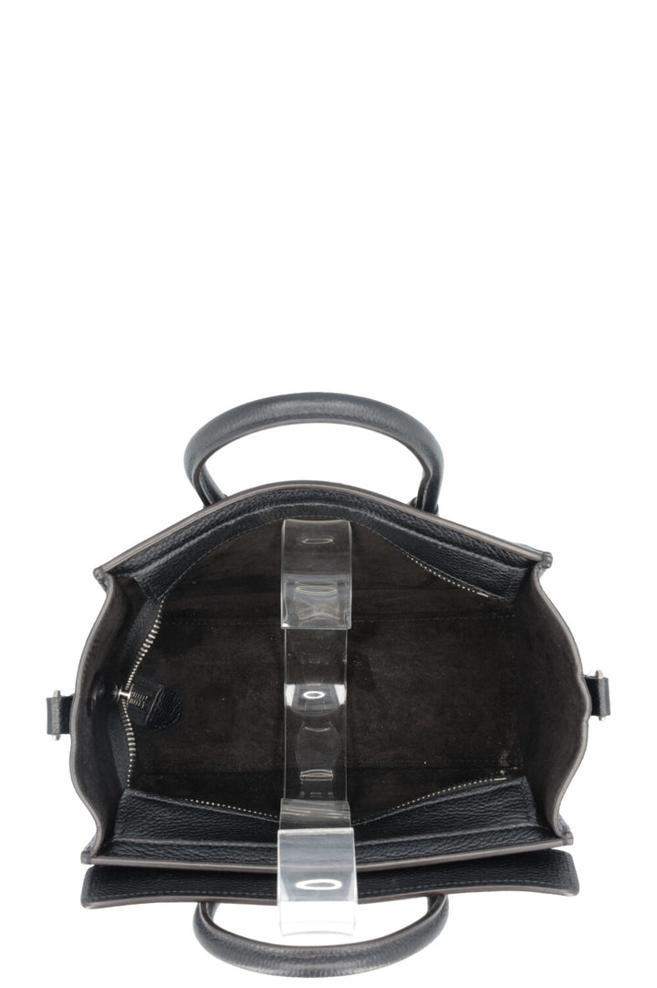 CELINE Nano Luggage Crossbody Bag Black