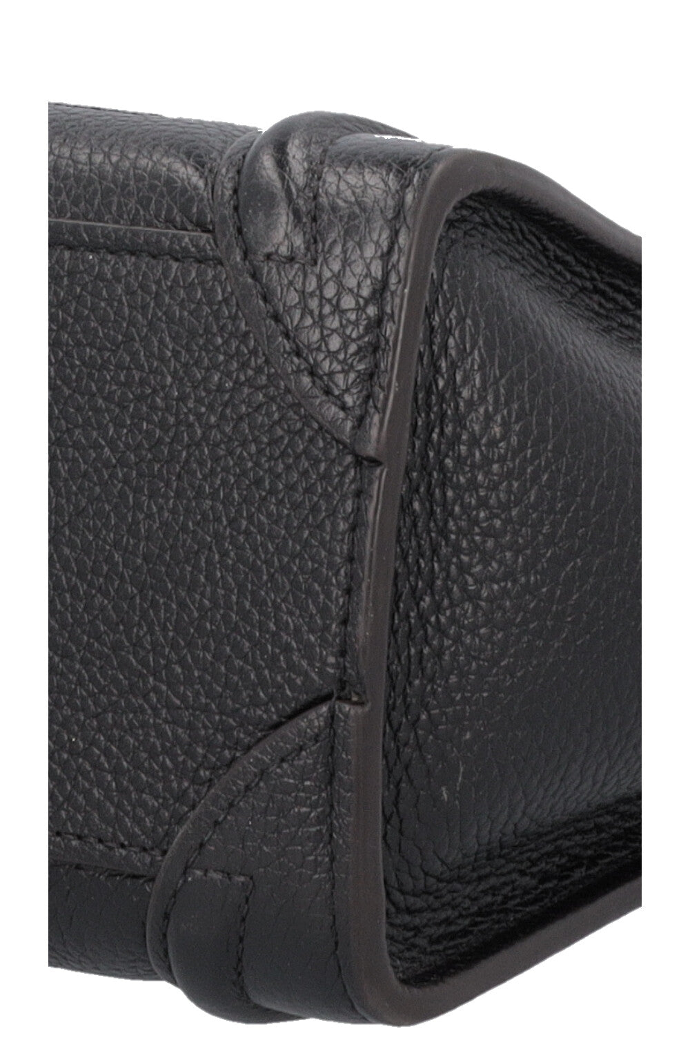 CELINE Nano Luggage Crossbody Bag Black