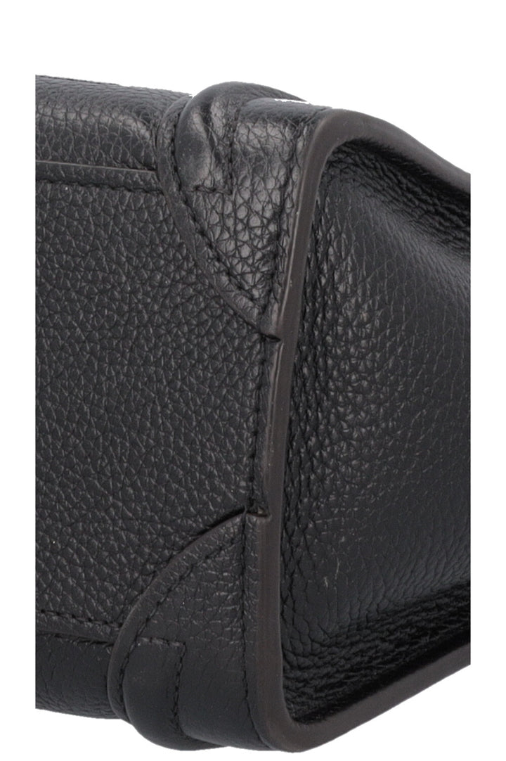 CELINE Nano Luggage Crossbody Bag Black