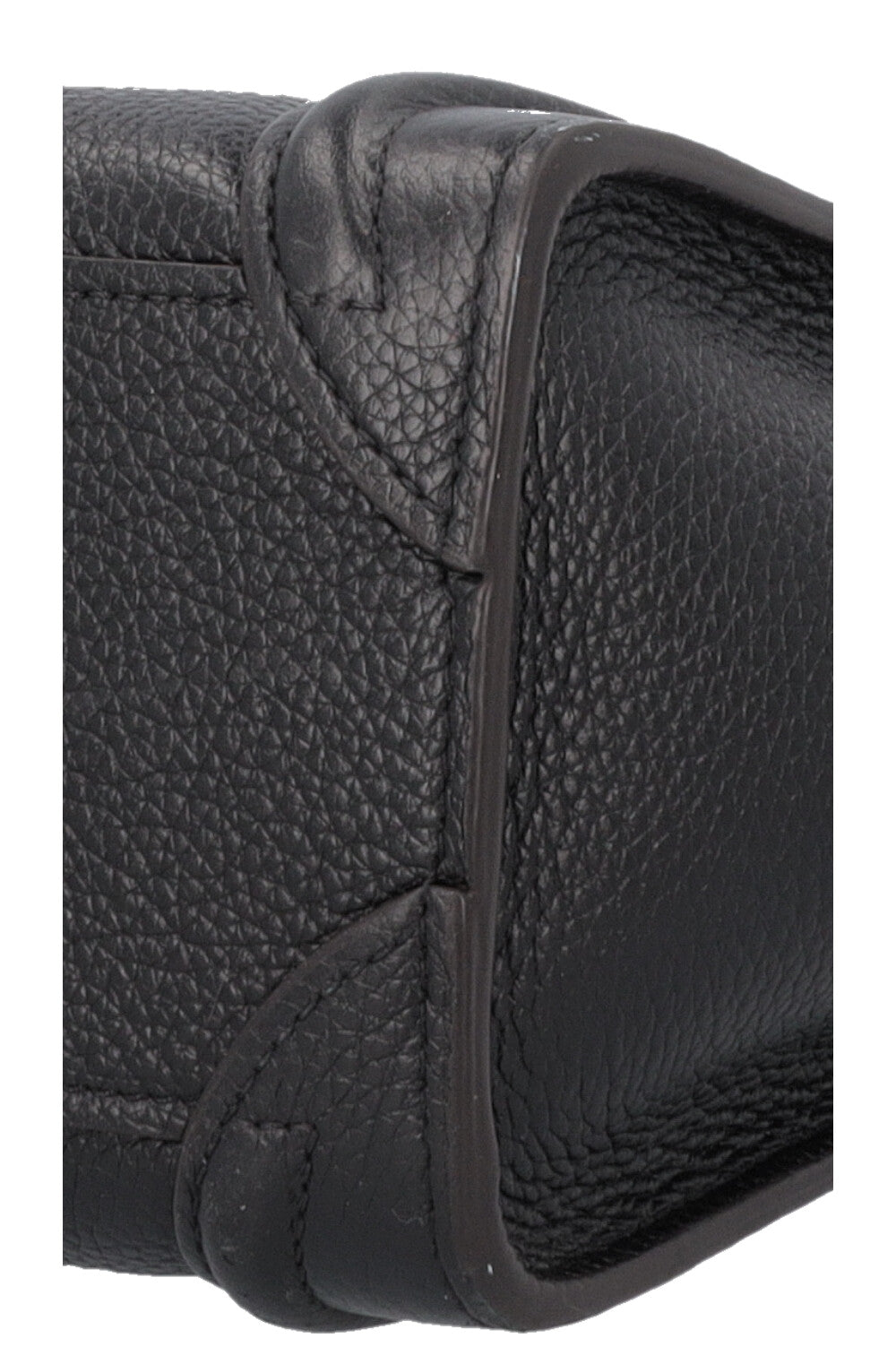 CELINE Nano Luggage Crossbody Bag Black