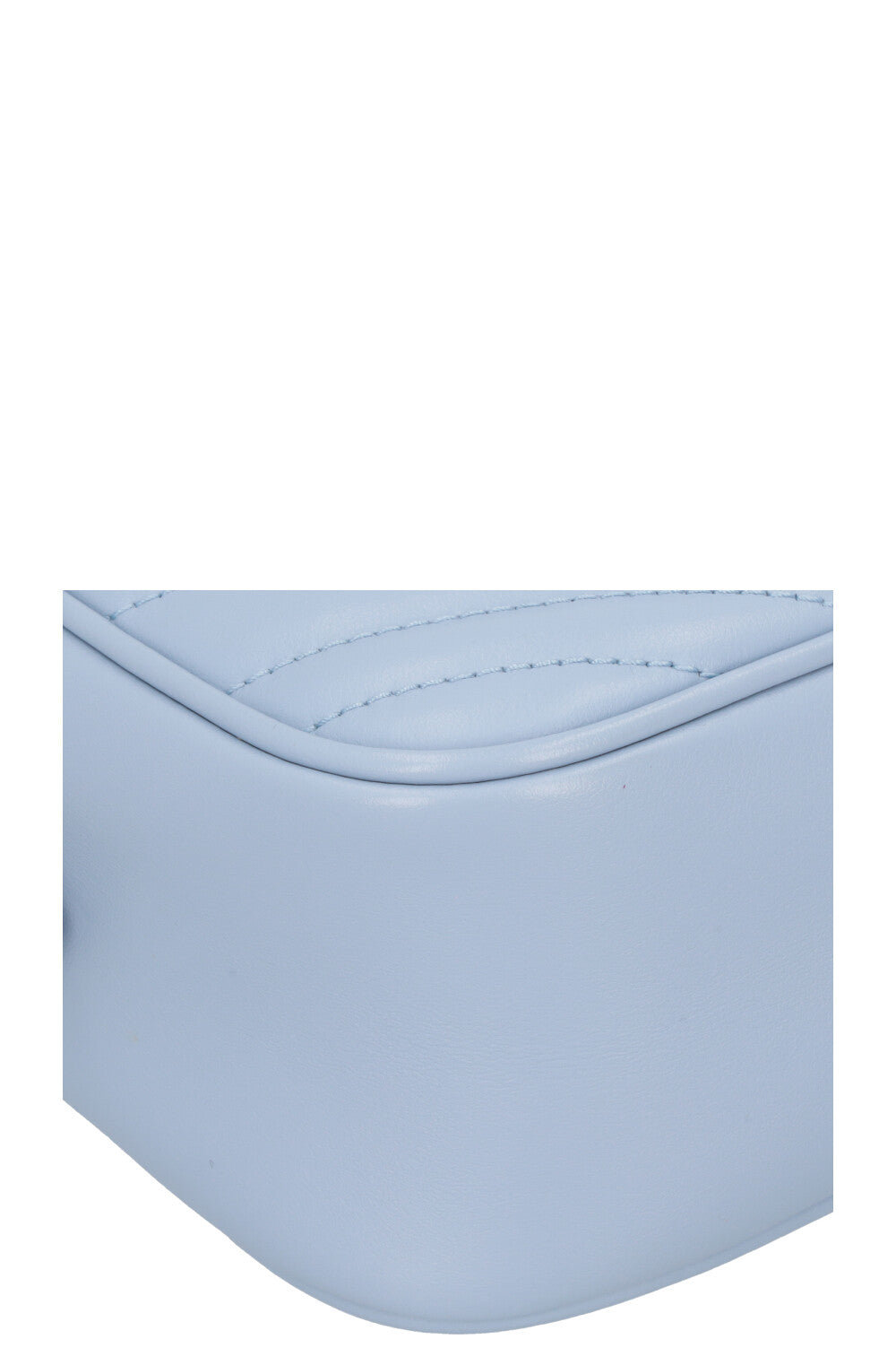 GUCCI Marmont Camera Bag Leather Blue