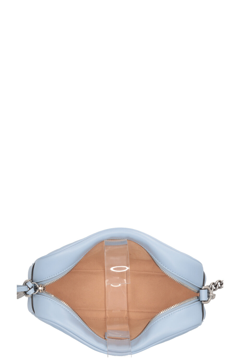 GUCCI Marmont Camera Bag Leather Blue