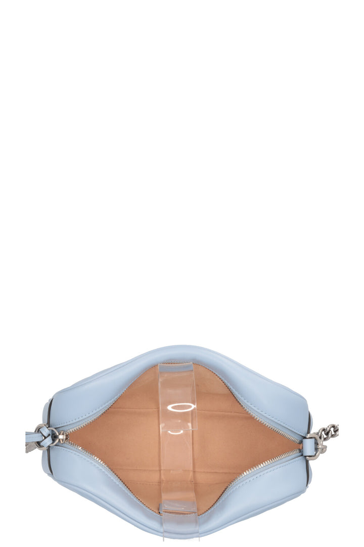 GUCCI Marmont Camera Bag Leather Blue