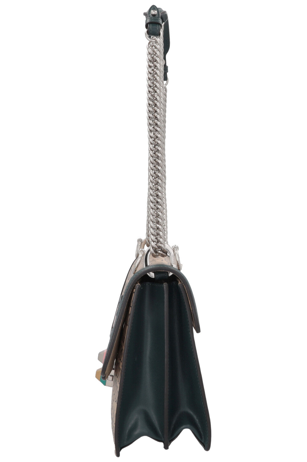 FENDI Kan I Crossbody Bag Beige Green